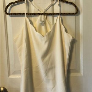 J Crew sleeveless blouse